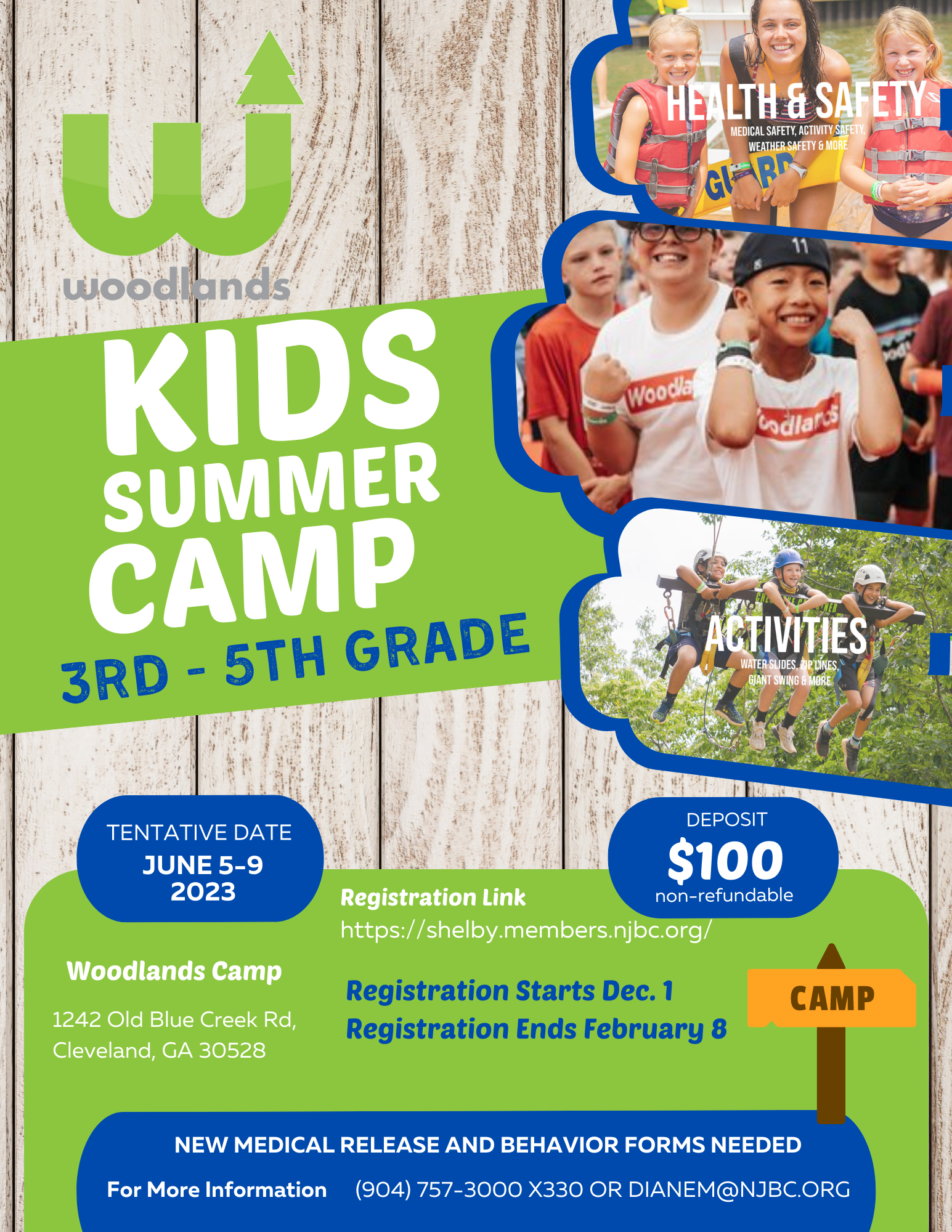 Woodlands Kids Summer Camp 2023